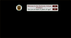 Desktop Screenshot of kentuckyartisandistillery.com