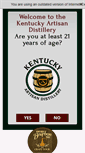 Mobile Screenshot of kentuckyartisandistillery.com
